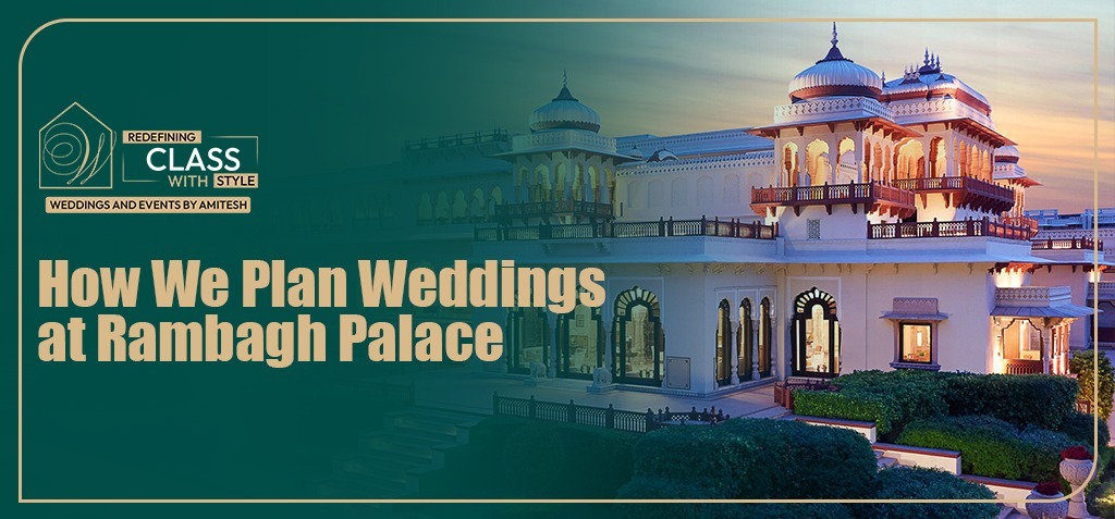 Rambagh Palace stands as Jaipur’s most iconic royal wedding venue